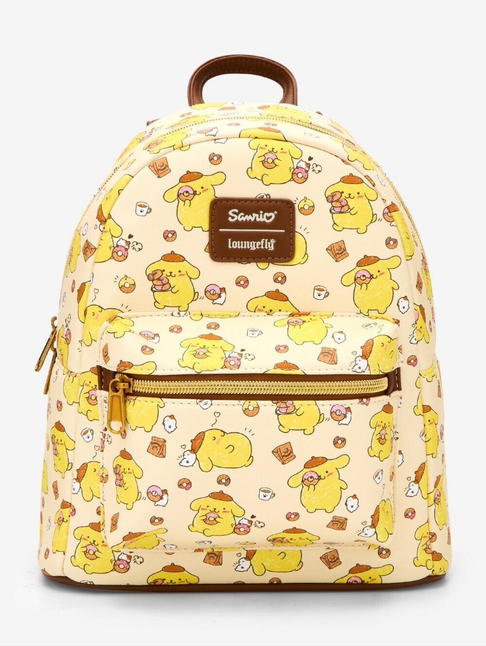Loungefly Sanrio Pompompurin Cream and Yellow Mini Backpack
